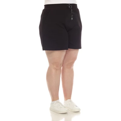 Plus Size Super Soft Drawstring Waistband Sweat Short 1 Plus Size Super Soft Drawstring Waistband Sweat Short