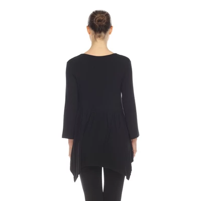 Maternity Empire Cut V-Neck Tunic Top 2 Maternity Empire Cut V-Neck Tunic Top - Image 2