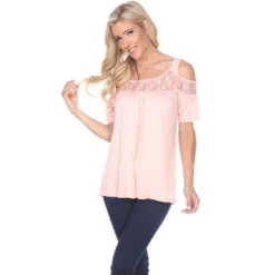 Women's Cut Out Shoulder Bexley Tunic Top - White Mark 18 Women's Cut Out Shoulder Bexley Tunic Top - White Mark -ChicMama Sales Store GUEST cda4d7de a7f9 41dc bfb6 18a6904a865f