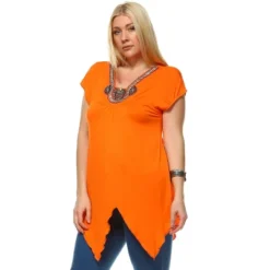 Women's Plus Size Embellished V-Neck Fenella Tunic Top - White Mark -ChicMama Sales Store GUEST d01307b9 0289 4d83 be70 c714051c2c03