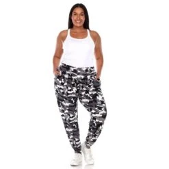 Plus Size Camo Harem Pants - White Mark -ChicMama Sales Store GUEST d14353d2 5777 4040 86ac a6aaf362b3aa