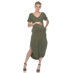 Maternity V-neck Maxi Dress -ChicMama Sales Store GUEST d20c40d3 5723 49df bb1b 600360beda31