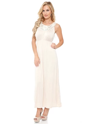 Women's Lace Neckline Katherine Maxi Dress - White Mark 6 Women's Lace Neckline Katherine Maxi Dress - White Mark - Image 6