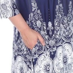 Women's Plus Size 3/4 Sleeve Printed Dulce Tunic Top - White Mark 13 Women's Plus Size 3/4 Sleeve Printed Dulce Tunic Top - White Mark -ChicMama Sales Store GUEST d31c9a6d 6ae2 4f21 999b d1fa4e05ec0f