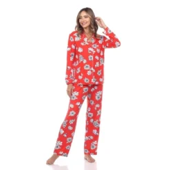 Long Sleeve Floral Pajama Set - White Mark -ChicMama Sales Store GUEST d344a2b7 fd49 4cdf 9f4b 0e7d54f982b5