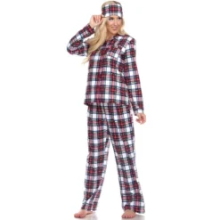 Women's Three-Piece Pajama Set - White Mark -ChicMama Sales Store GUEST d409ca39 b01d 4418 b9df 1fda6791744c