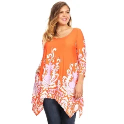 Women's Plus Size Scoop Neck Printed Yanette Tunic Top - White Mark 17 Women's Plus Size Scoop Neck Printed Yanette Tunic Top - White Mark -ChicMama Sales Store GUEST dab7d983 3524 4f77 993a a62c05d88207