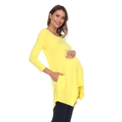 Maternity 'Kayla' Tunic - White Mark