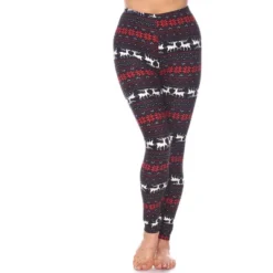 Women's One Size Fits Most Printed Leggings - One Size Fits Most - White Mark -ChicMama Sales Store GUEST e7ab6573 9d3a 4f1e 81ea 356cdc86c47b