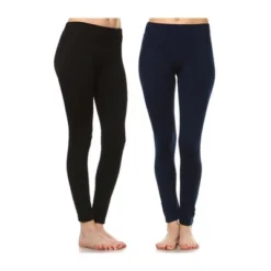 Women's Pack Of 2 Solid Leggings - One Size Fits Most - White Mark 22 Women's Pack Of 2 Solid Leggings - One Size Fits Most - White Mark -ChicMama Sales Store GUEST e82b7449 7498 4898 8fd0 bd34d759ddbb