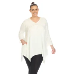 Plus Size Empire Cut V-Neck Tunic Top 22 Plus Size Empire Cut V-Neck Tunic Top -ChicMama Sales Store GUEST f14e010f 0426 4ca1 9bf4 320b60ad445c