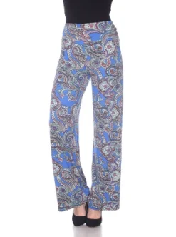 Women's Paisley Printed Palazzo Pants - White Mark 16 Women's Paisley Printed Palazzo Pants - White Mark -ChicMama Sales Store GUEST f5d80818 c285 45f7 9d0d 40cbce16eaf1