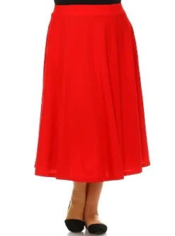 Women's Plus Size Tasmin Flare Midi Skirts - White Mark 20 Women's Plus Size Tasmin Flare Midi Skirts - White Mark -ChicMama Sales Store GUEST f69bec50 0efc 4335 bb7b 133769c87ba7