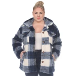 White Mark Plus Size Plaid Shacket -ChicMama Sales Store GUEST ff0213df e848 4154 9c28 0e76813375e6