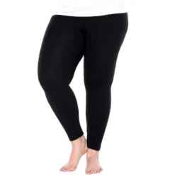 Women's One Size Fits Most Plus Size Super-Stretch Solid Leggings - One Size Fits Most Plus - White Mark -ChicMama Sales Store GUEST ff78a907 5a1d 4bdd 86c2 06b5df15f407